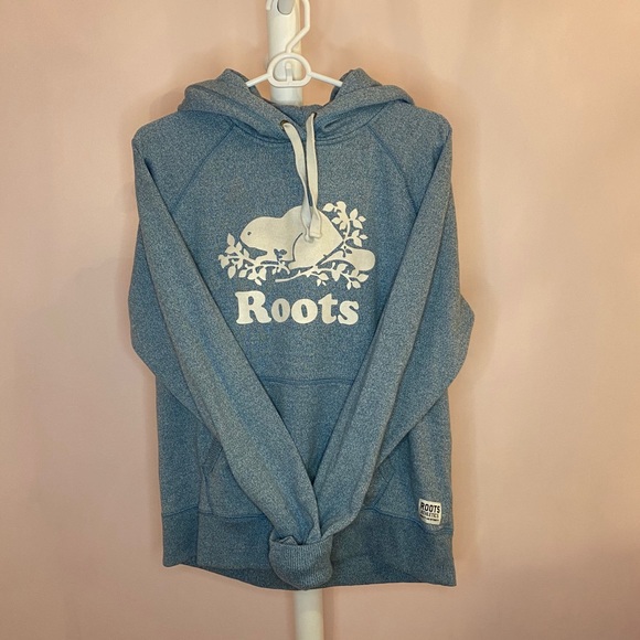 Baby Blue Roots Hoodie - Picture 1 of 3